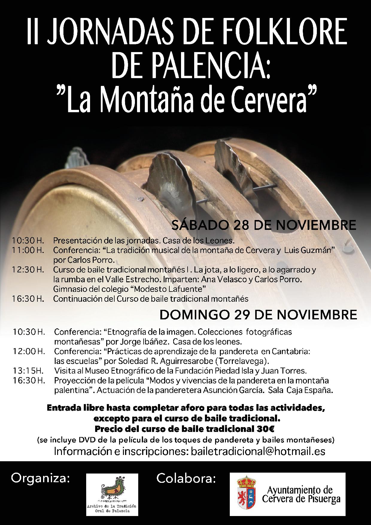 II Jornadas de Folklore de Palencia: La Montaña de Cervera
